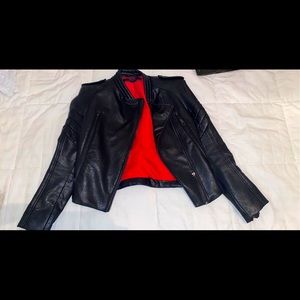 Black leather jacket Zara
